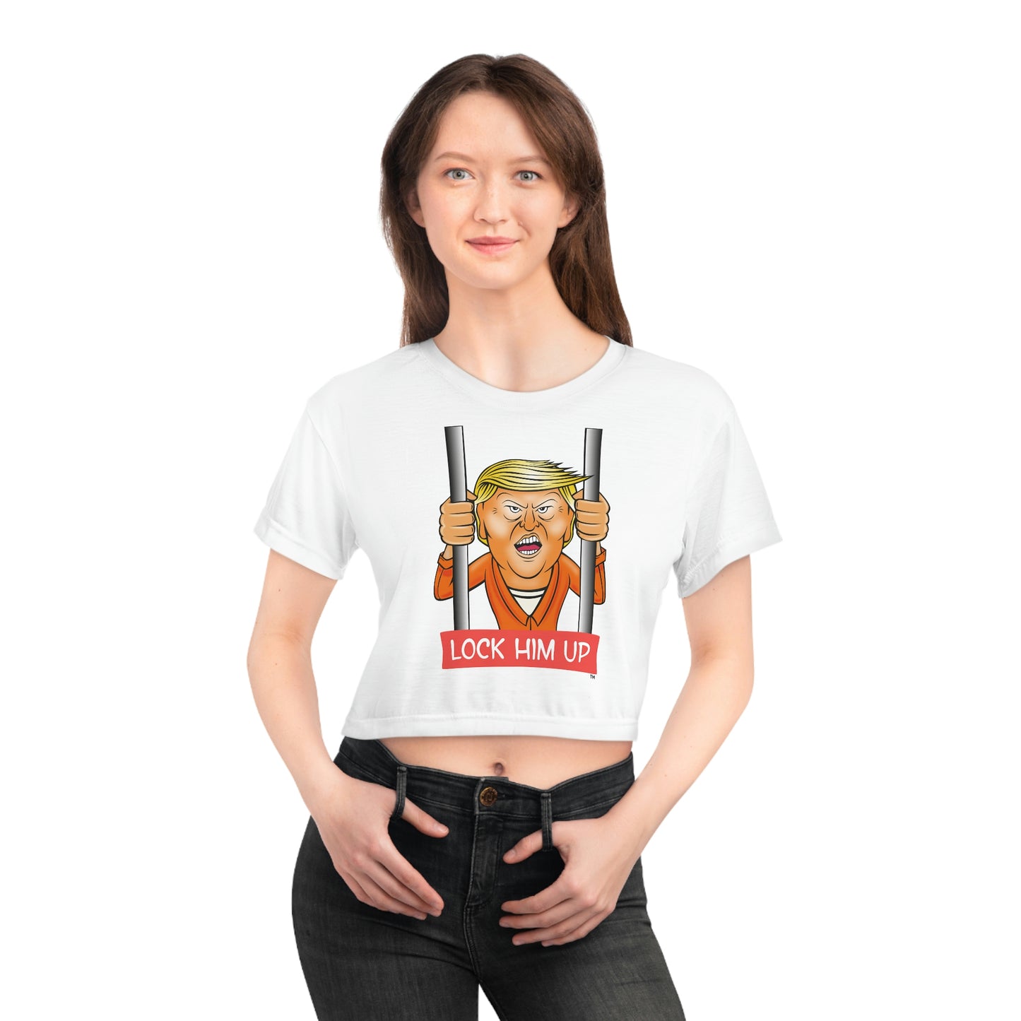 Lock Him Up! (Crop Tee)