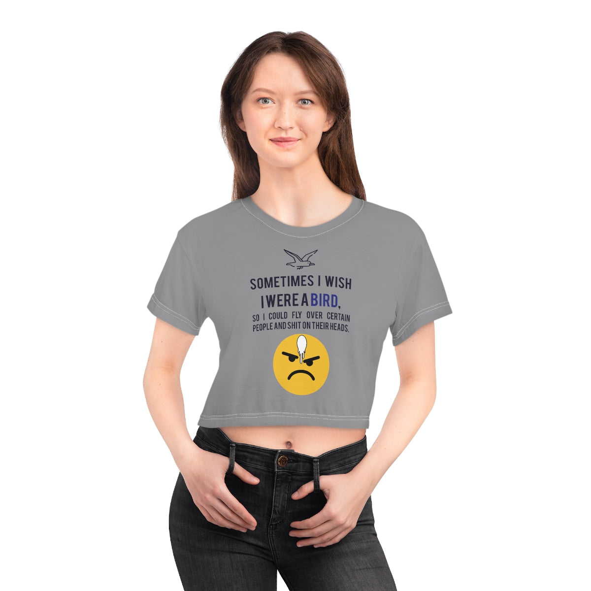 Bird Sh*t-Crop-Grey-Front-Figure