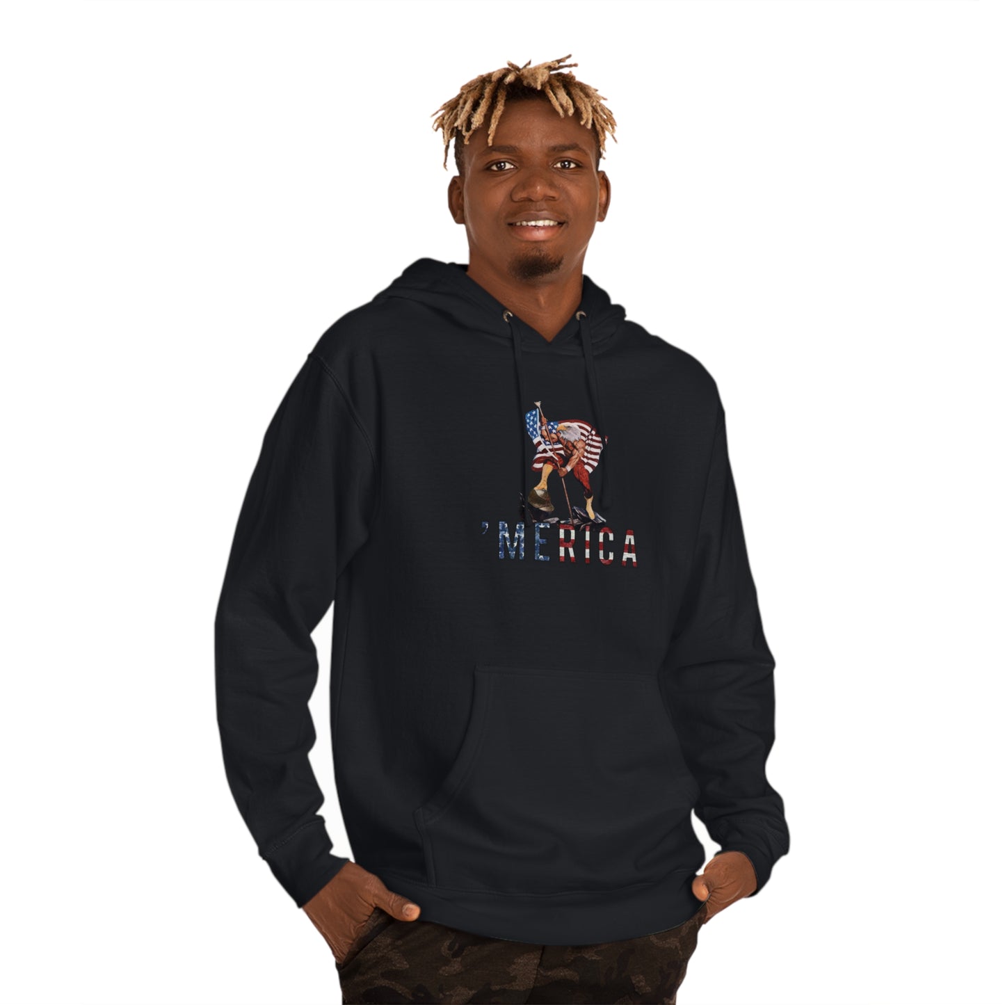 'MERICA (Unisex Hooded Sweatshirt)