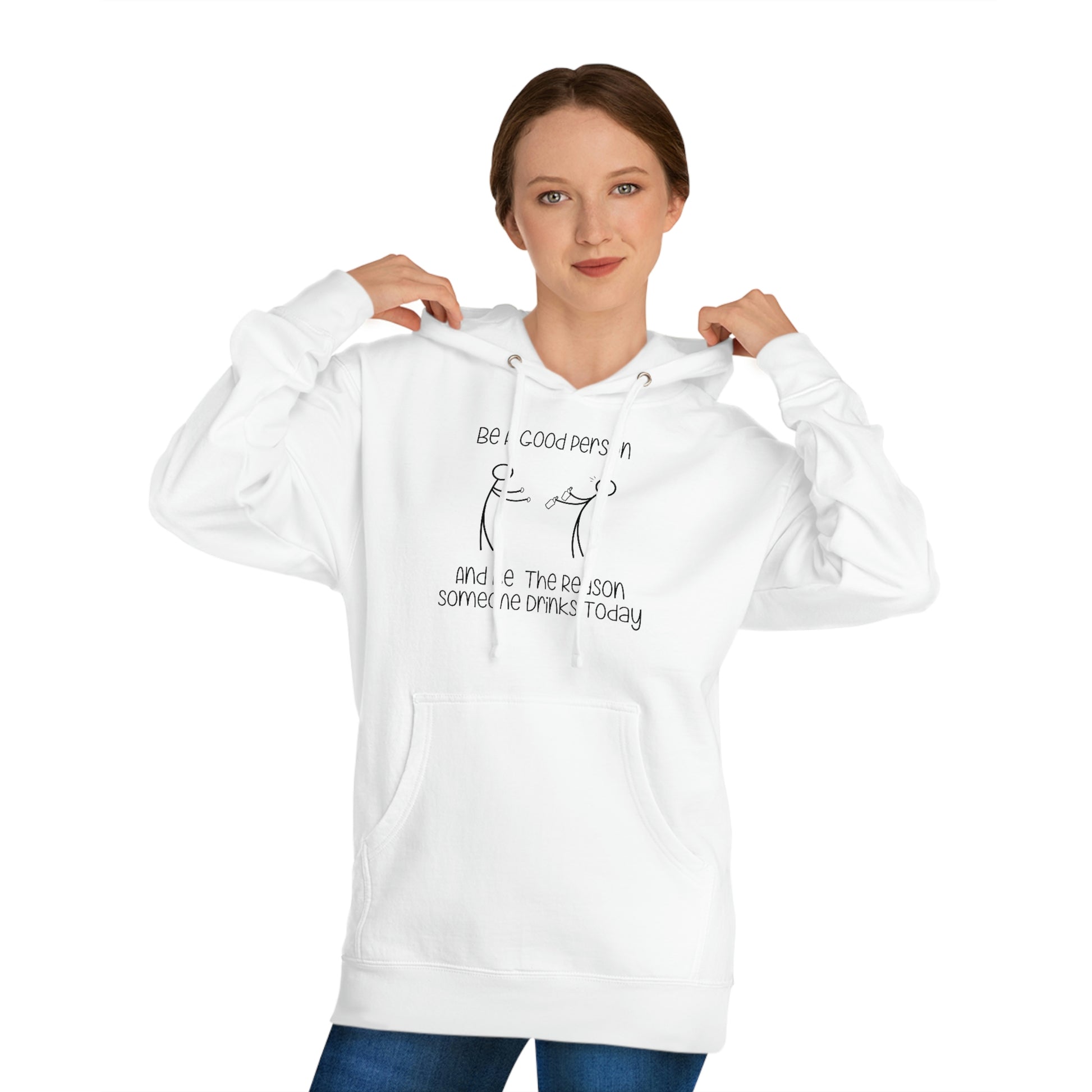 Good-Person-Hoodie-White-Front-Figure1