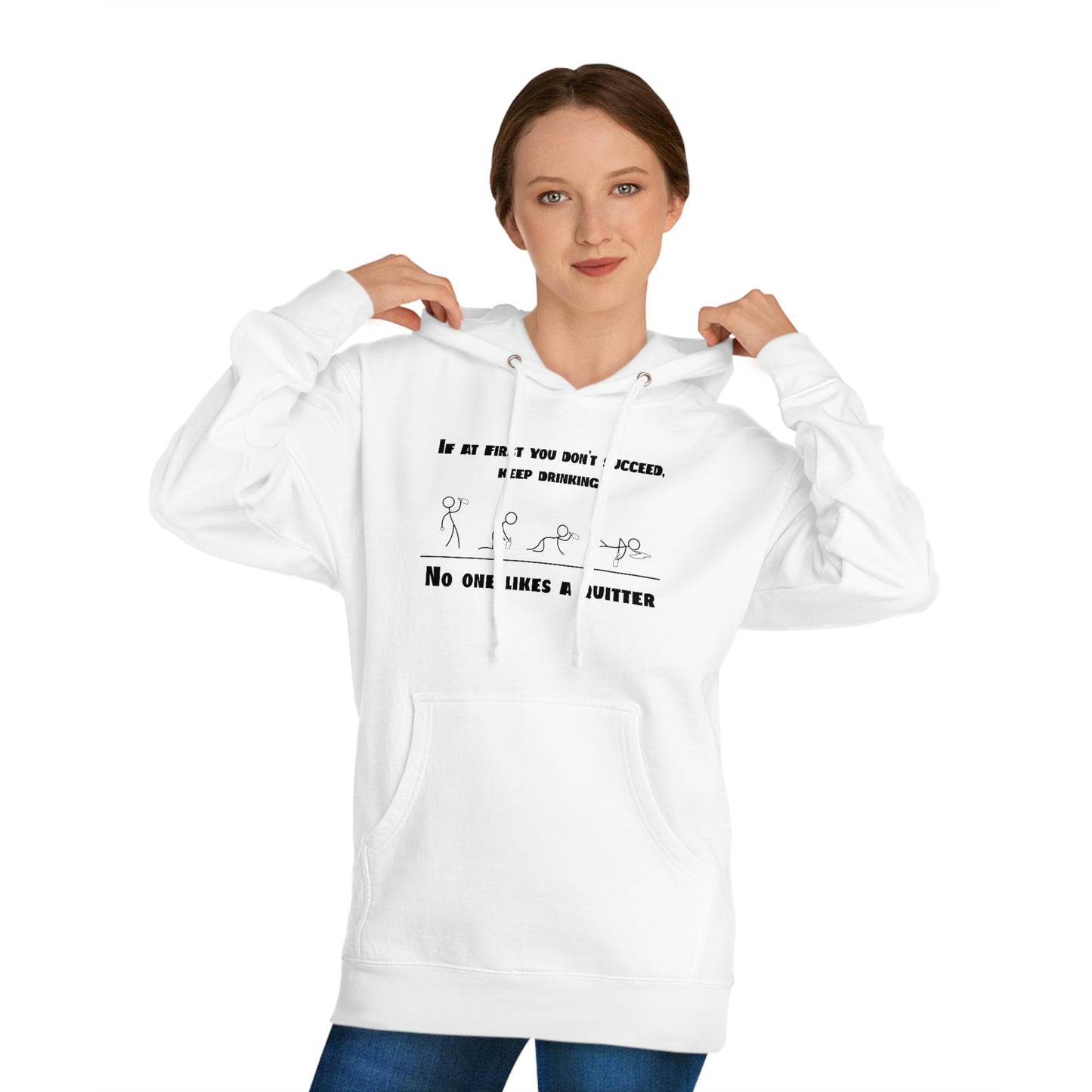 If at first you don't succeed (Unisex Hooded Sweatshirt)