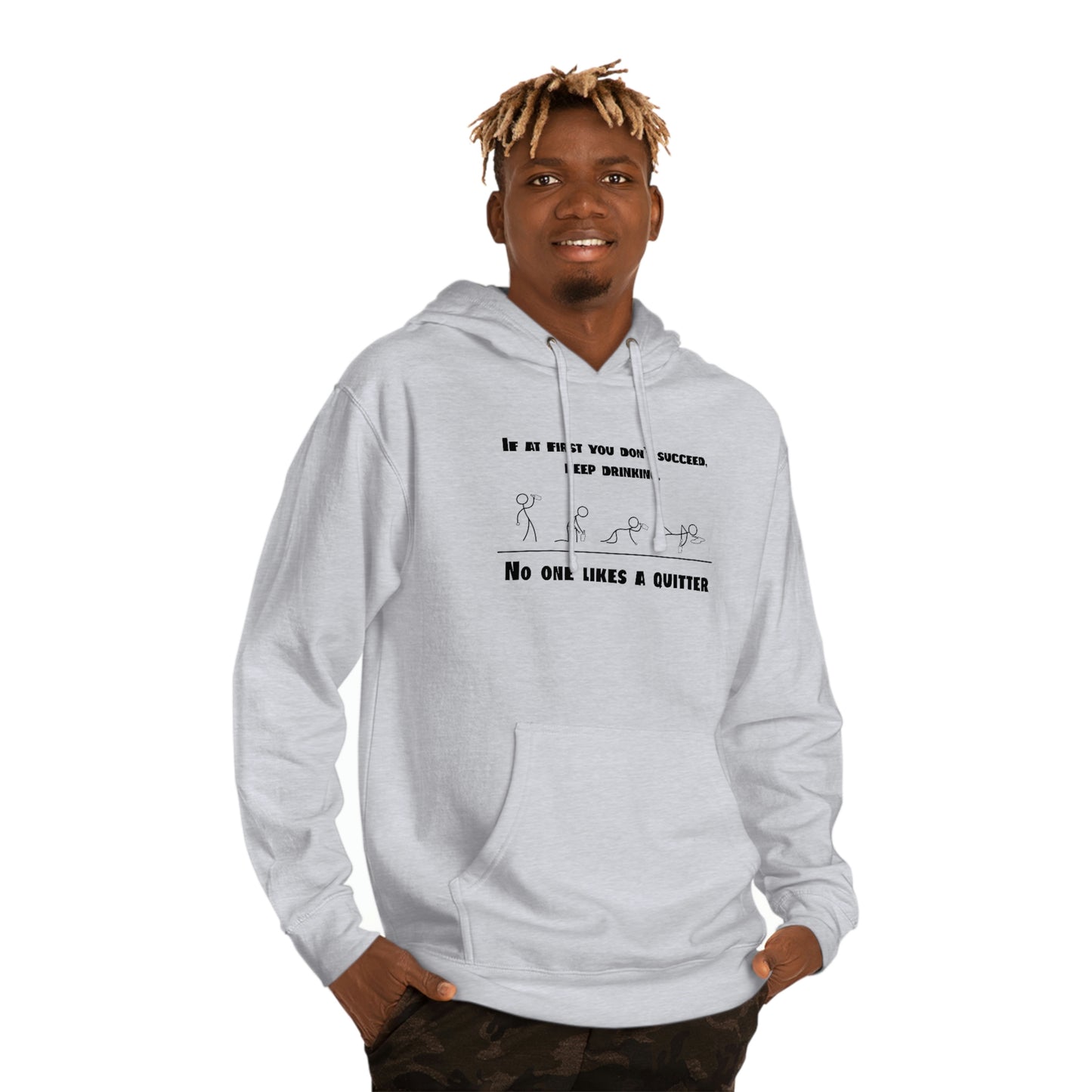 If at first you don't succeed (Unisex Hooded Sweatshirt)