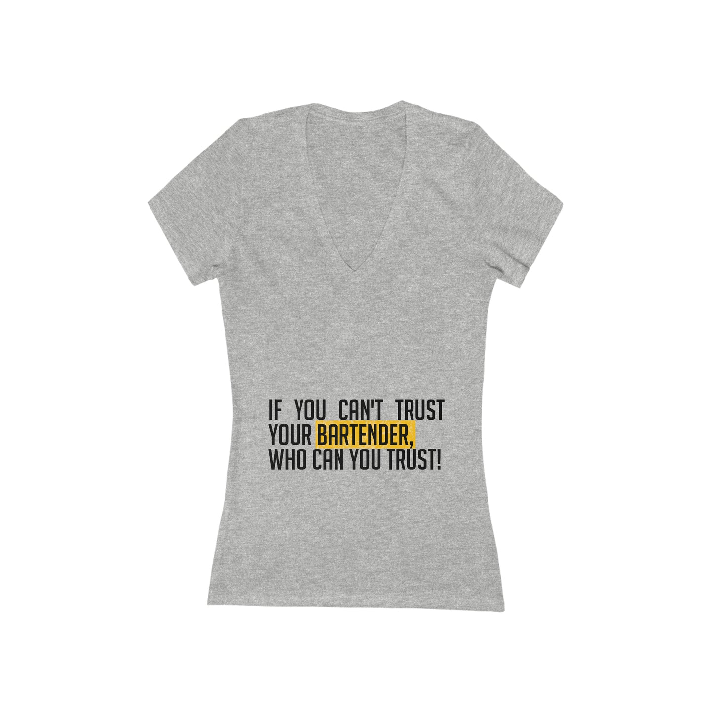 Bartender-V-Neck-Grey-Front