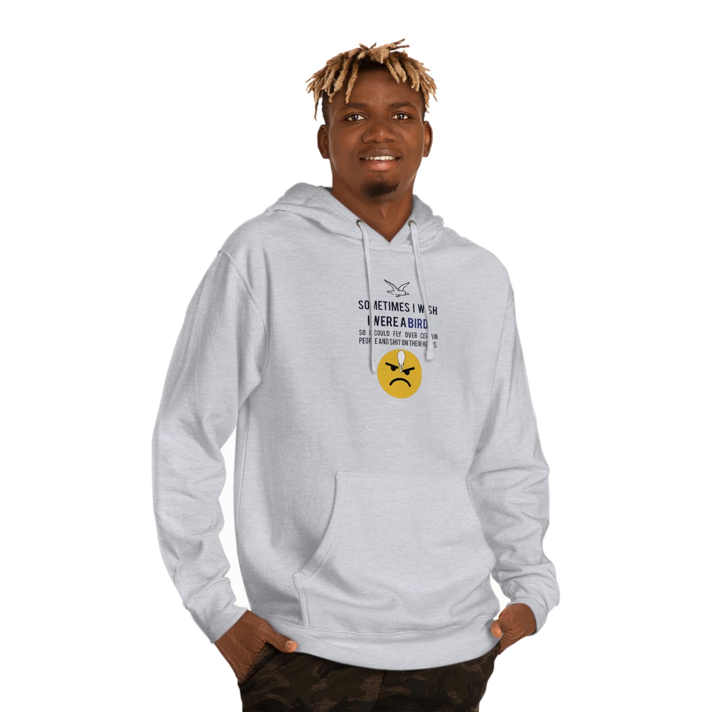 Bird Sh*t-Hoodie-Grey-Front-Figure2