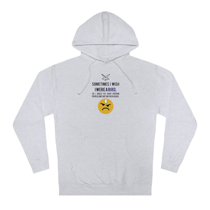 Bird Sh*t-Hoodie-Grey-Front