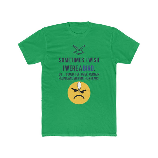 Bird Sh*t-T-Shirt-Green-Front