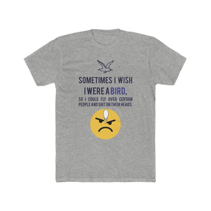 Bird Sh*t-T-Shirt-Grey-Front