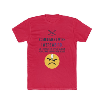 Bird Sh*t-T-Shirt-Red-Front