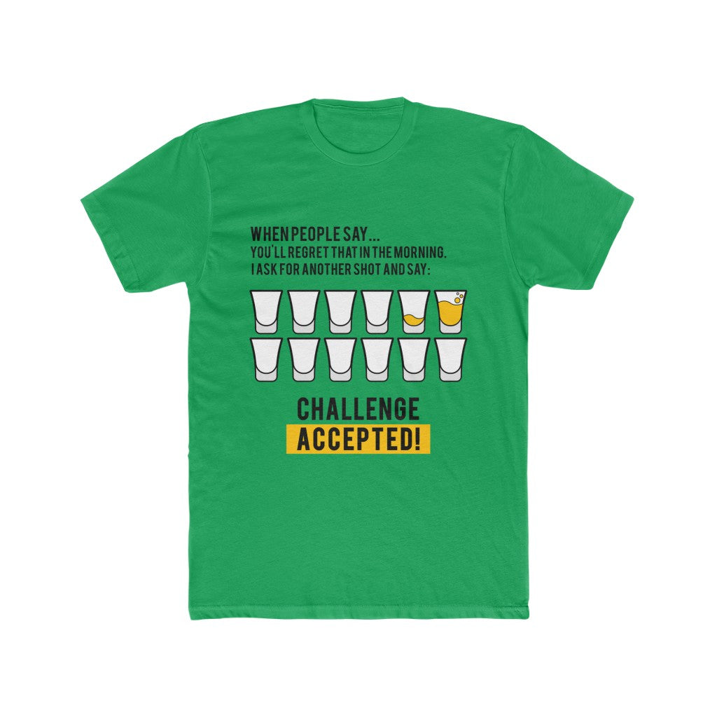 Challenge-Accepted-T-shirt-Green-Front