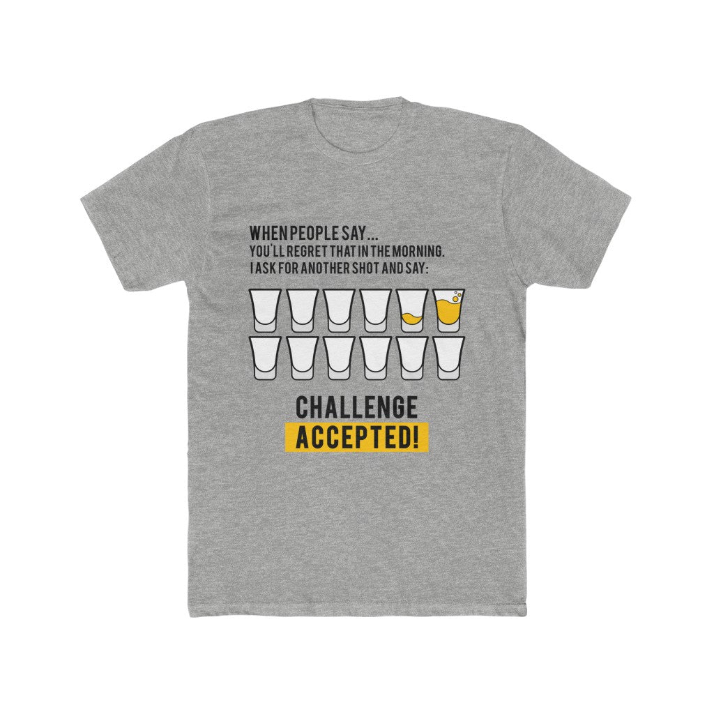 Challenge-Accepted-T-shirt-Grey-Front