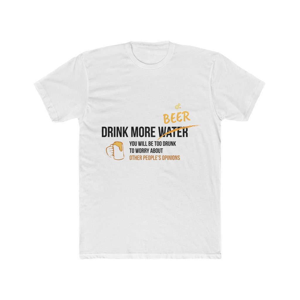 Drink-Beer-T-Shirt-White-Front