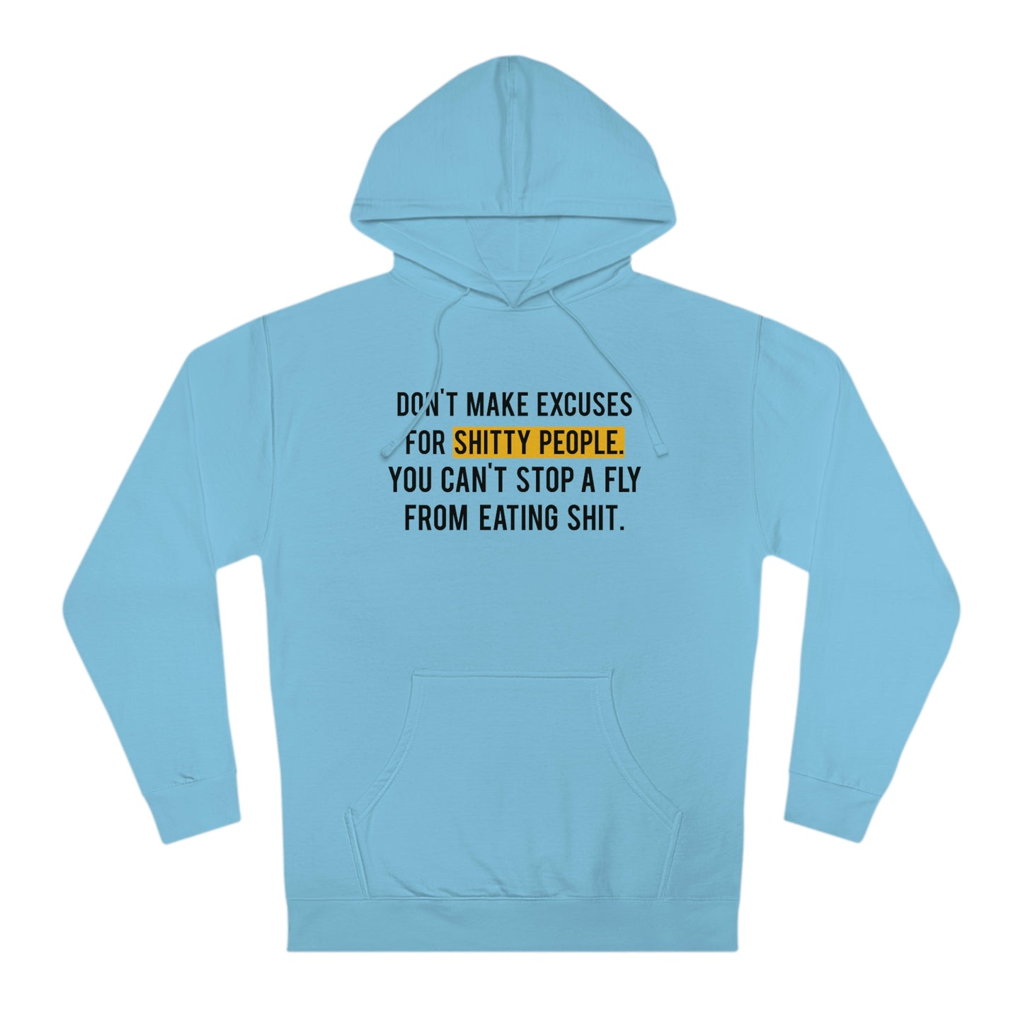 Excuses-Hoodie-Blue-Front