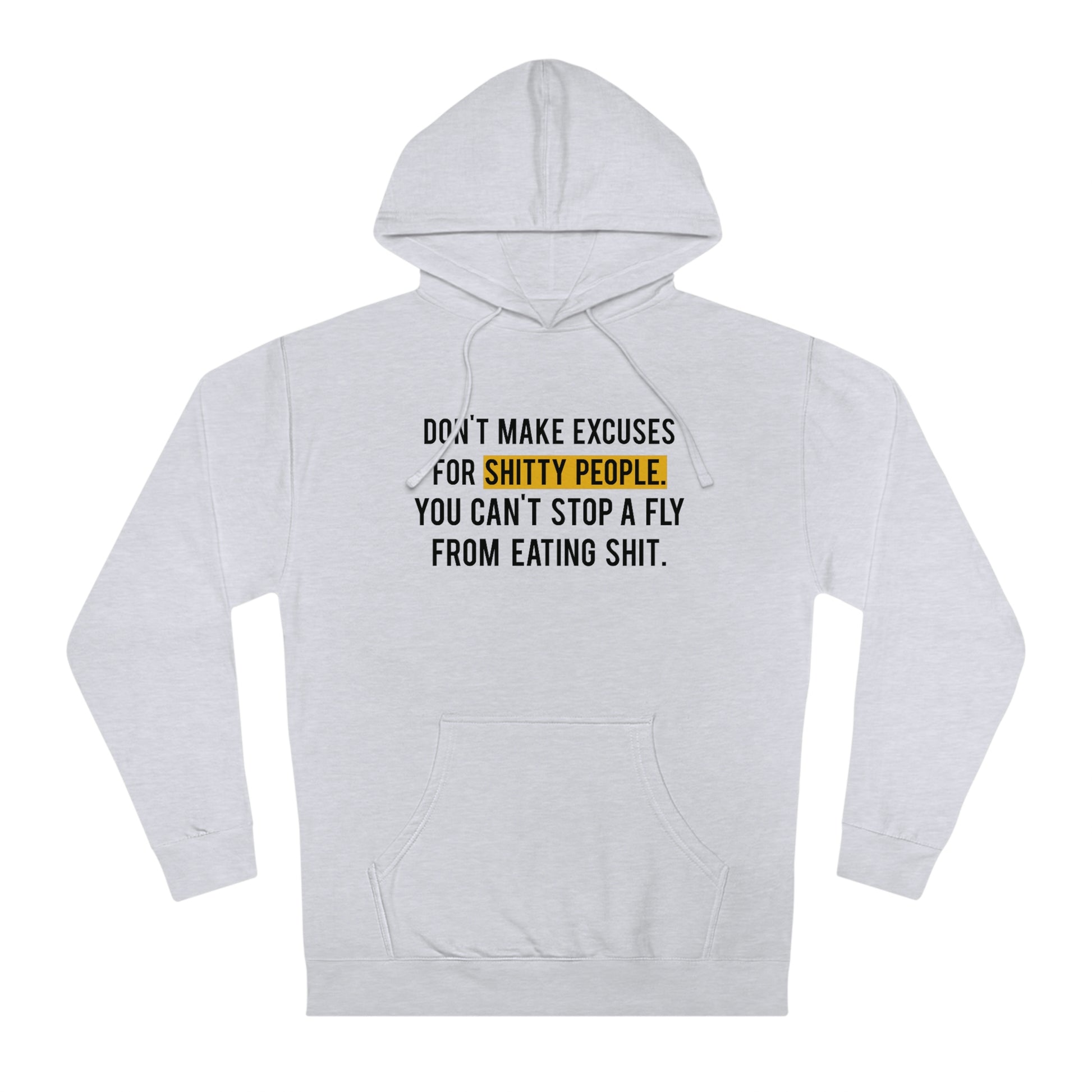 Excuses-Hoodie-Grey-Front