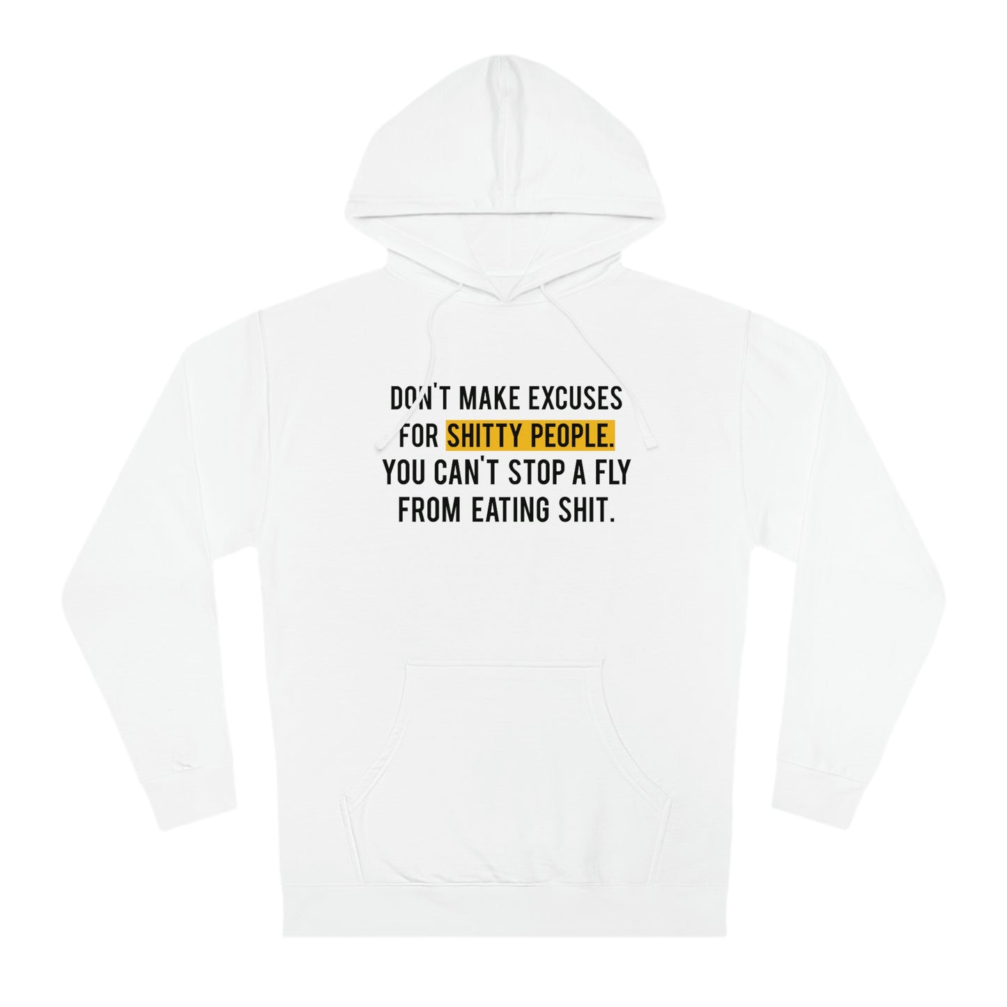 Excuses-Hoodie-White-Front