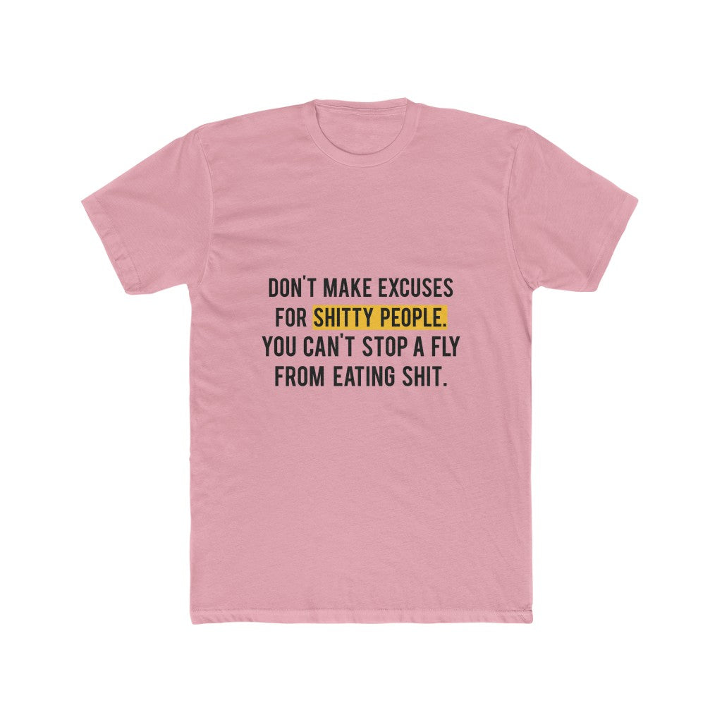 Excuses-T-Shirt-Pink-Front