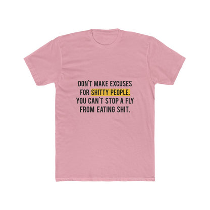 Excuses-T-Shirt-Pink-Front