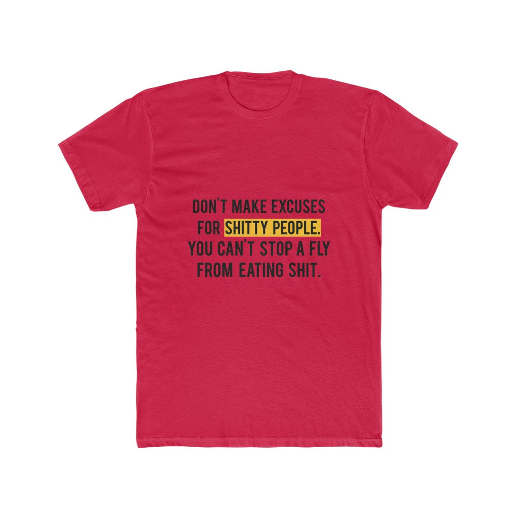 Excuses-T-Shirt-Red-Front