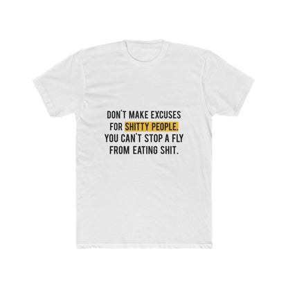 Excuses-T-Shirt-White-Front