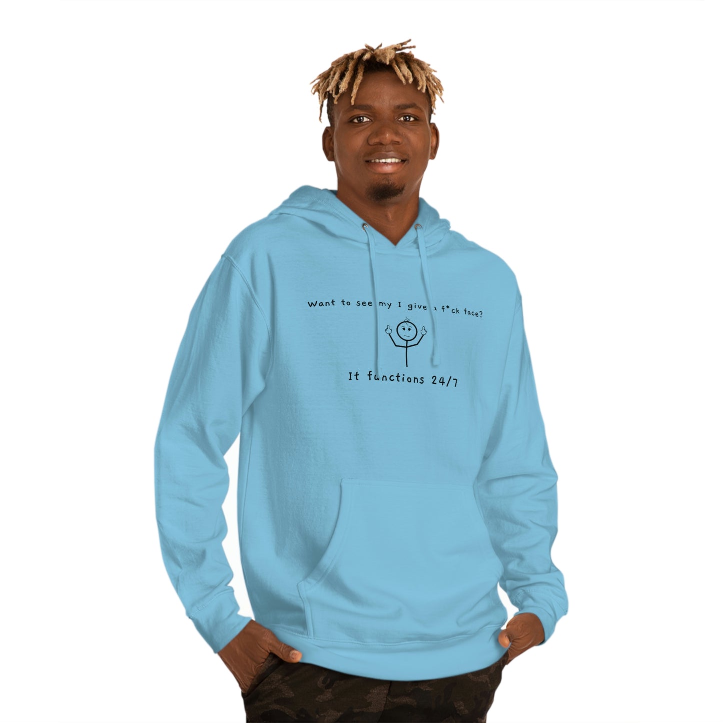 F*ck-Face-Hoodie-Blue-Front-Figure2