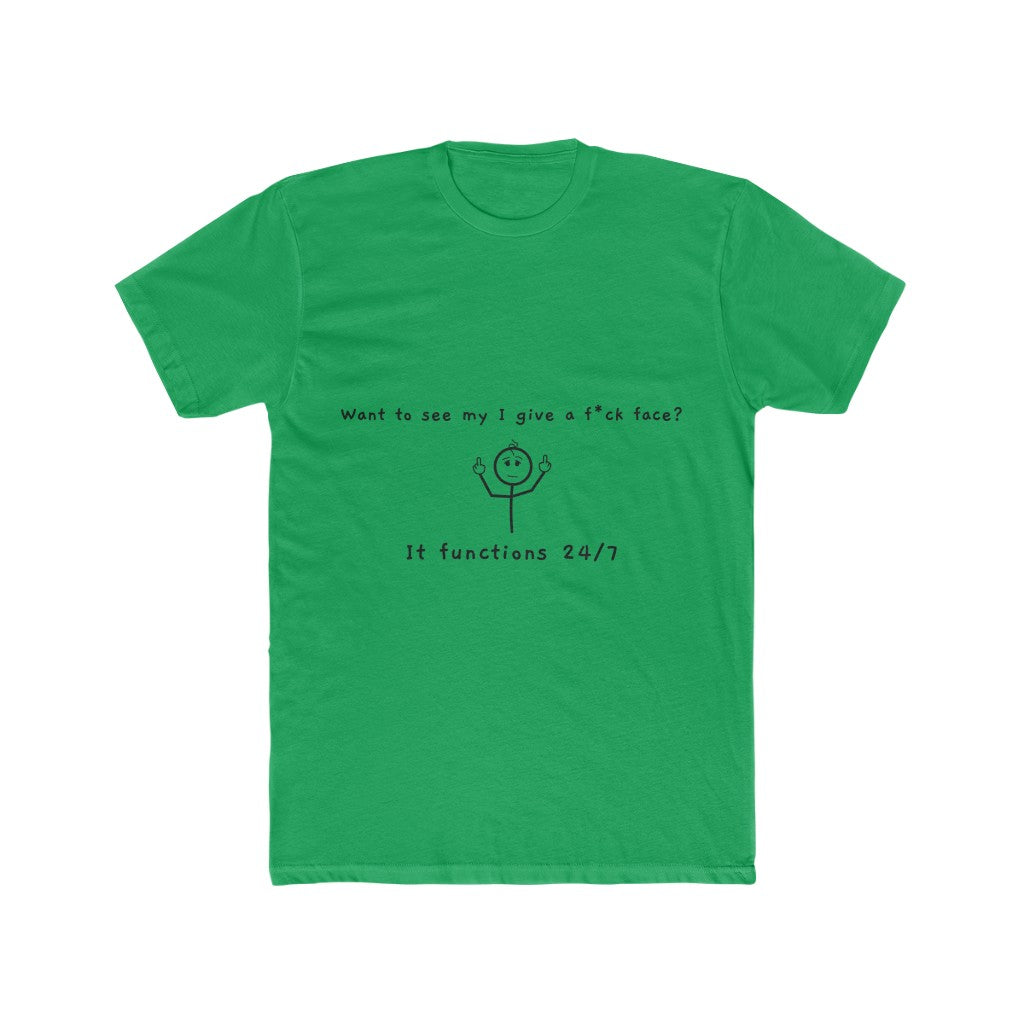 F*ck-Face-T-Shirt-Green-Front