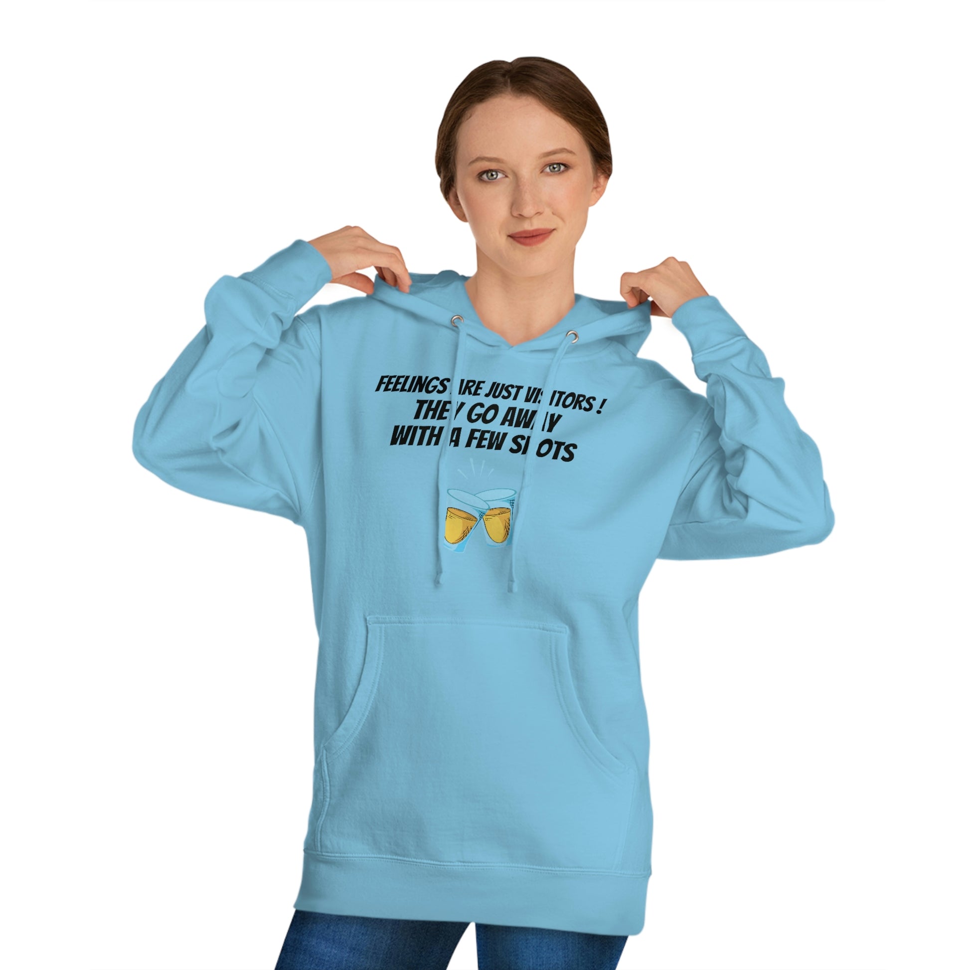 Feelings-Hoodie-Blue-Front-Figure1