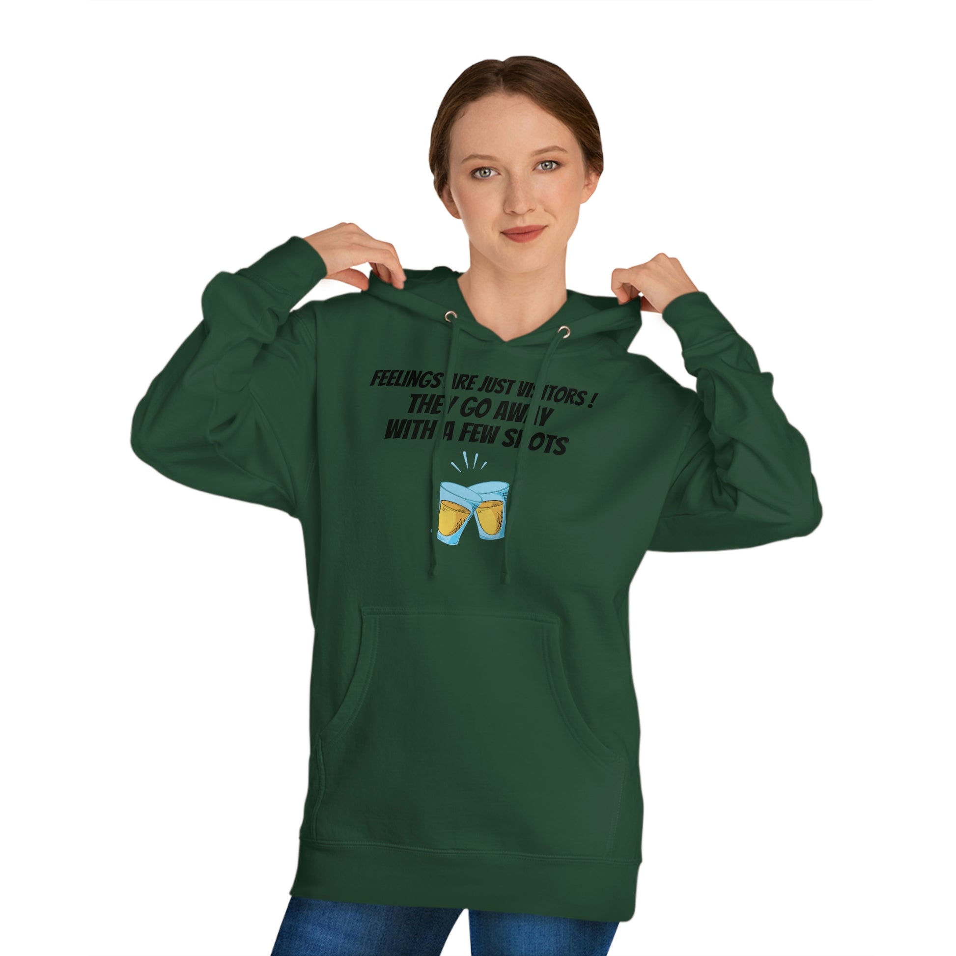 Feelings-Hoodie-Green-Front-Figure1