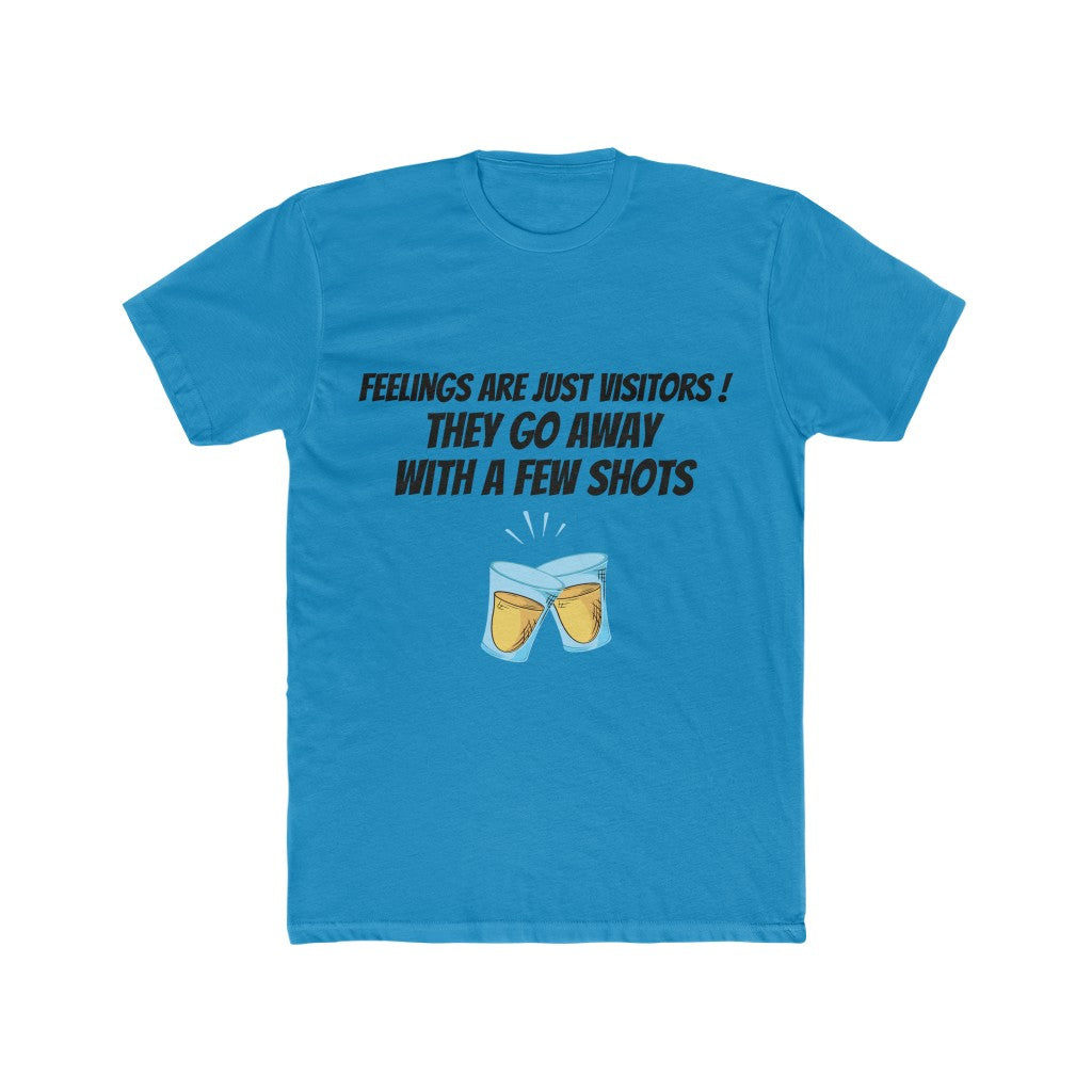 Feelings-T-Shirt-Blue-Front