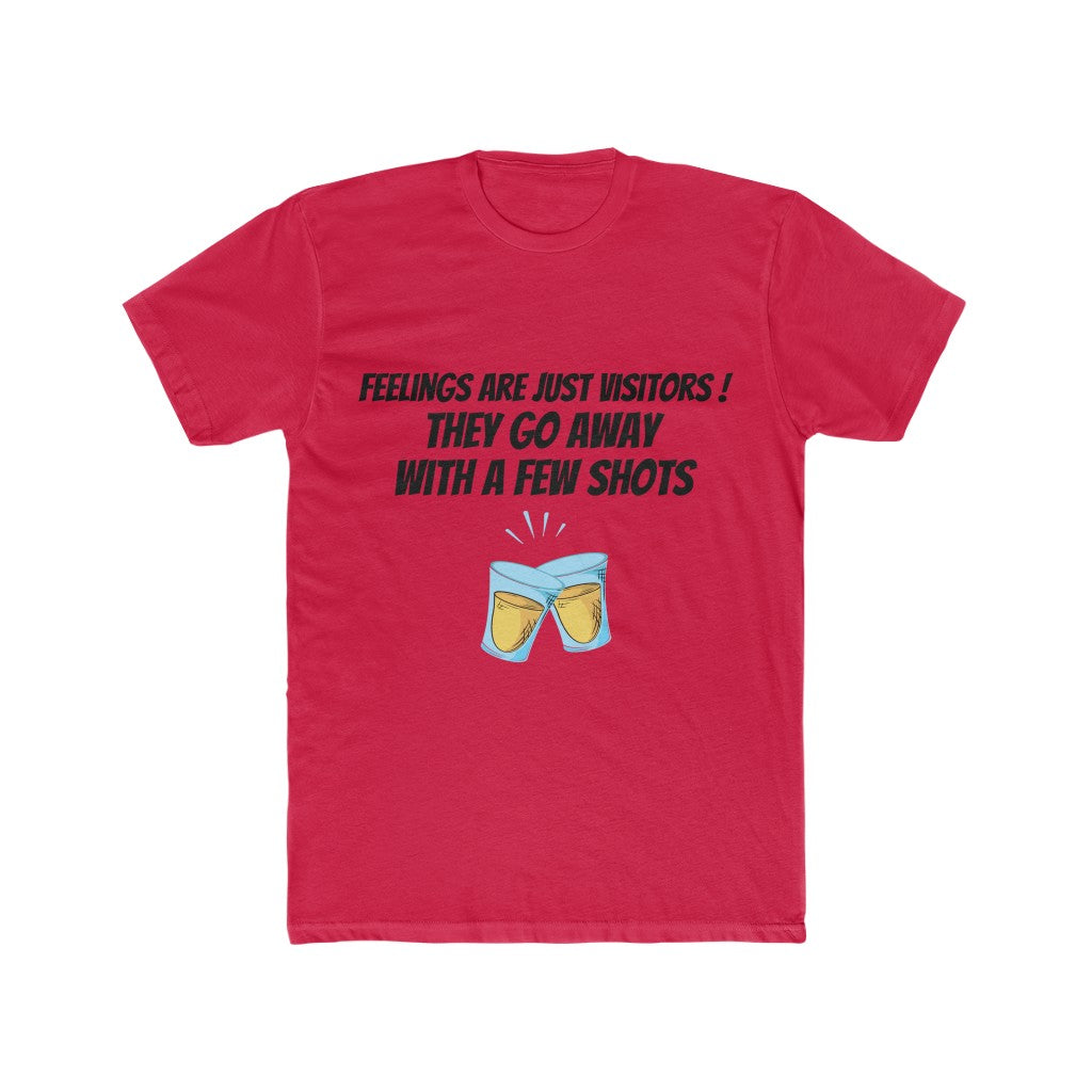 Feelings-T-Shirt-Red-Front