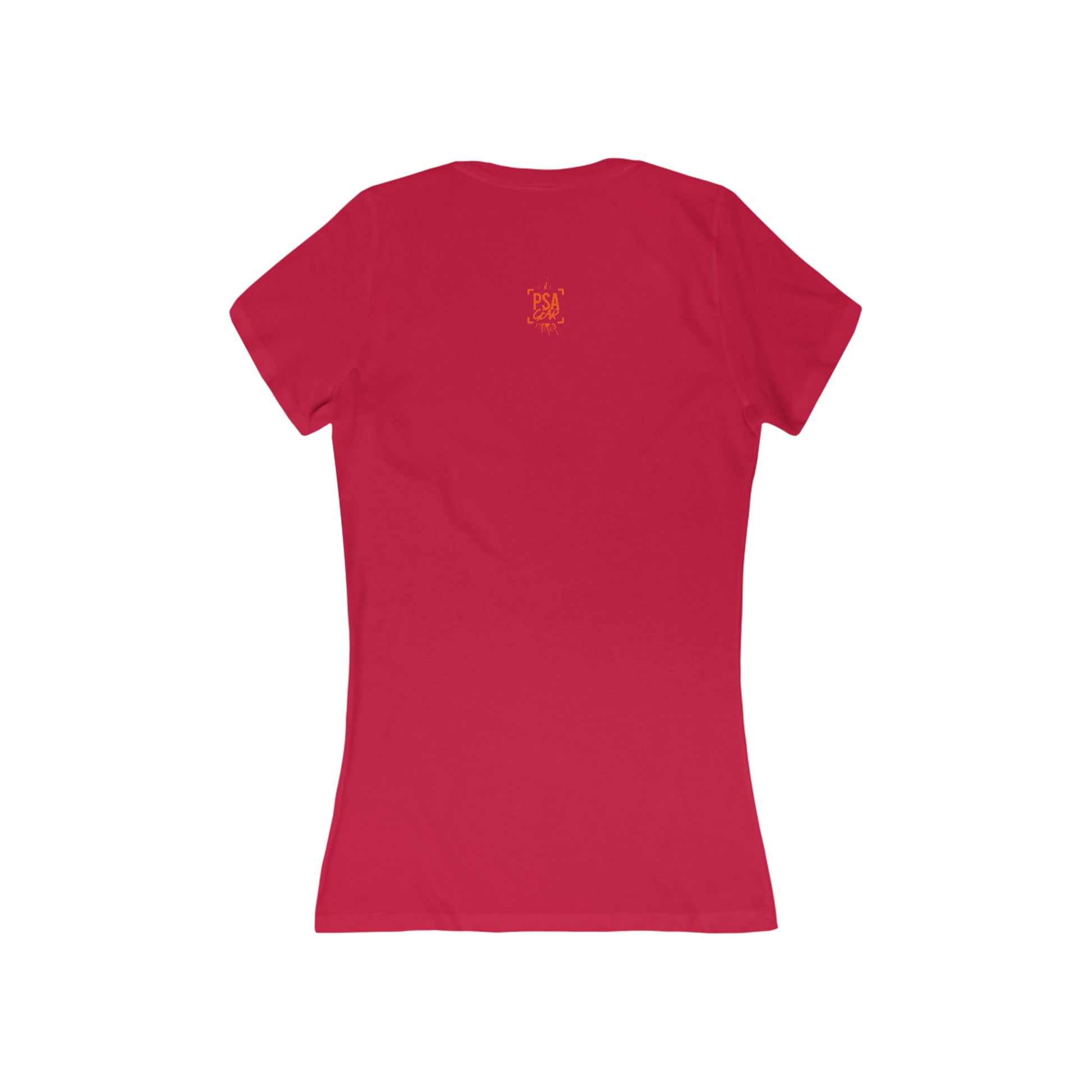 Feelings-V-Neck-Red-Back