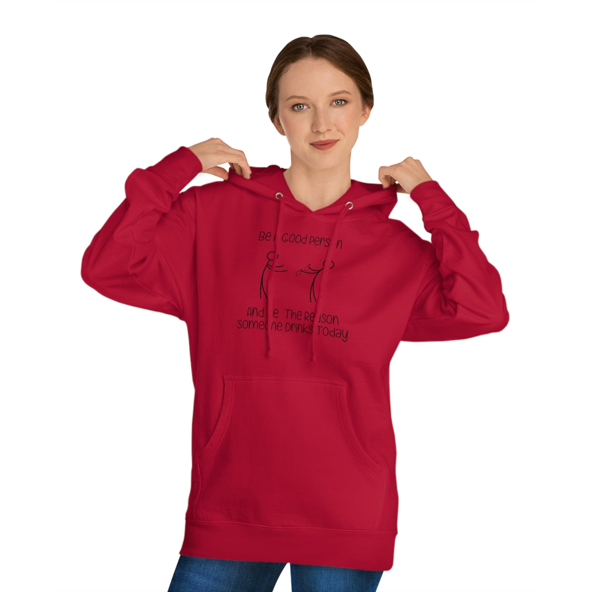 Good-Person-Hoodie-Red-Front-Figure1