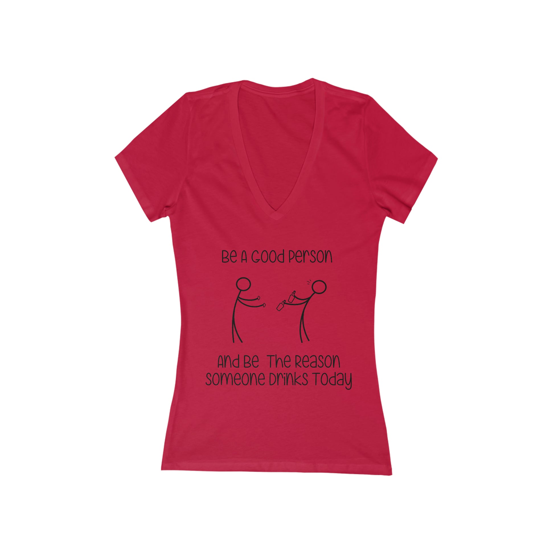 Good-Person-V-Neck-Red-Front