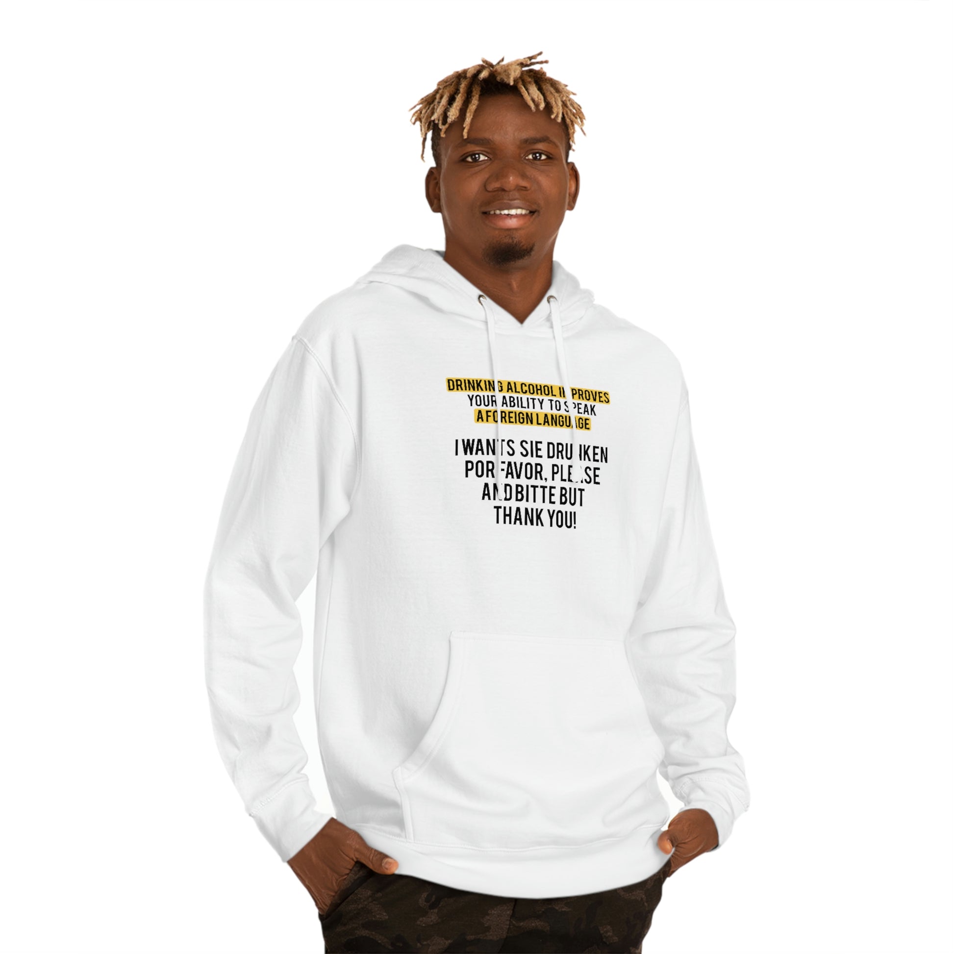 Language-Skills-Hoodie-White-Front-Figure2