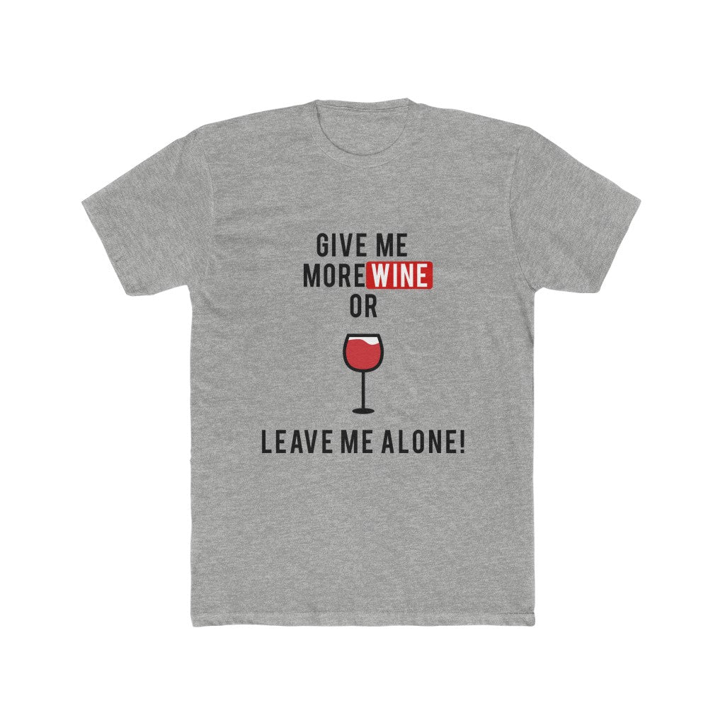 PSA Gear-More-Wine-T-Shirt-Grey-Front