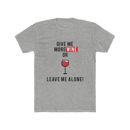 PSA Gear-More-Wine-T-Shirt-Grey-Front