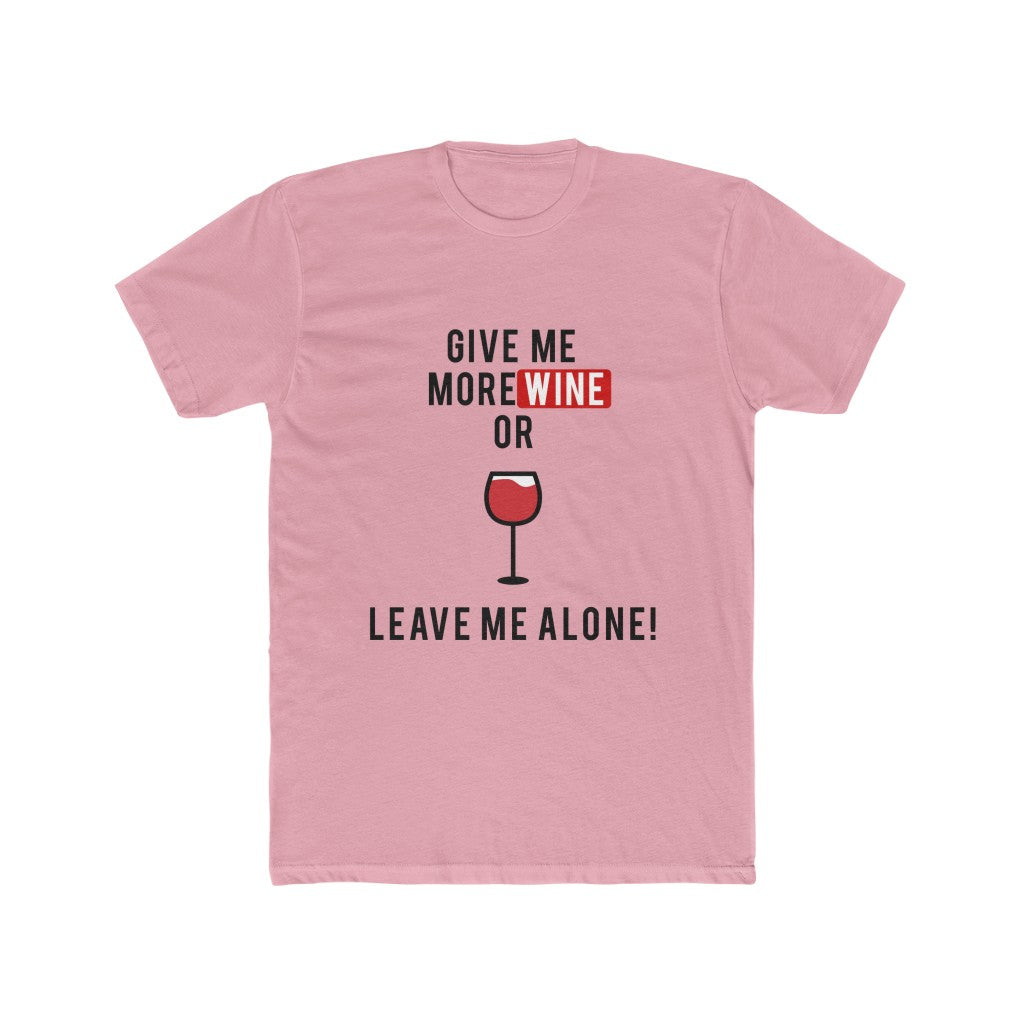 PSA Gear-More-Wine-T-Shirt-Pink-Front