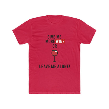 PSA Gear-More-Wine-T-Shirt-Red-Front