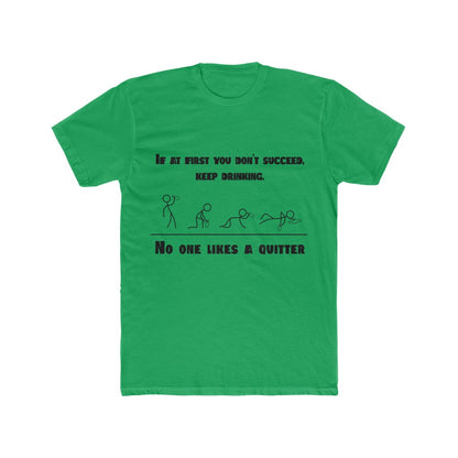 Quitter-T-Shirt-Green-Front