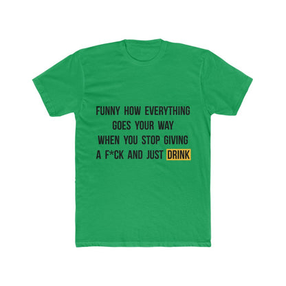 Stop-Giving-F-T-Shirt-Green-Front