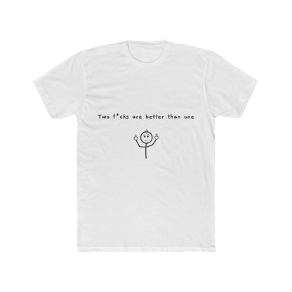 Two-F*cks-T-Shirt-White-Front