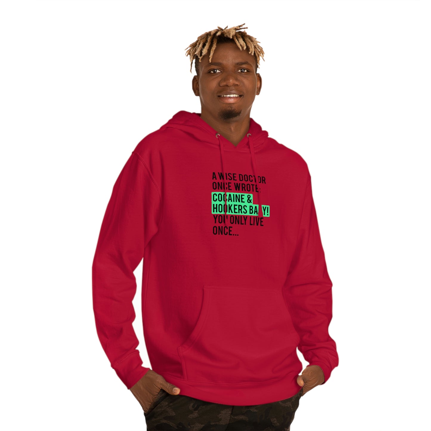 YOLO-Hoodie-Red-Front-Figure2