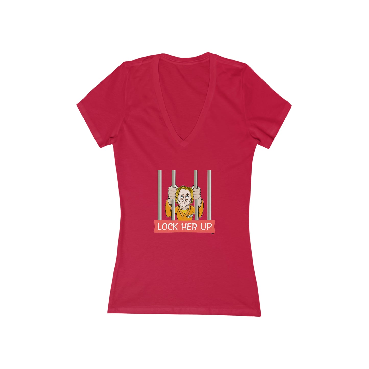 Lock Her Up!  (V-Neck Tee)