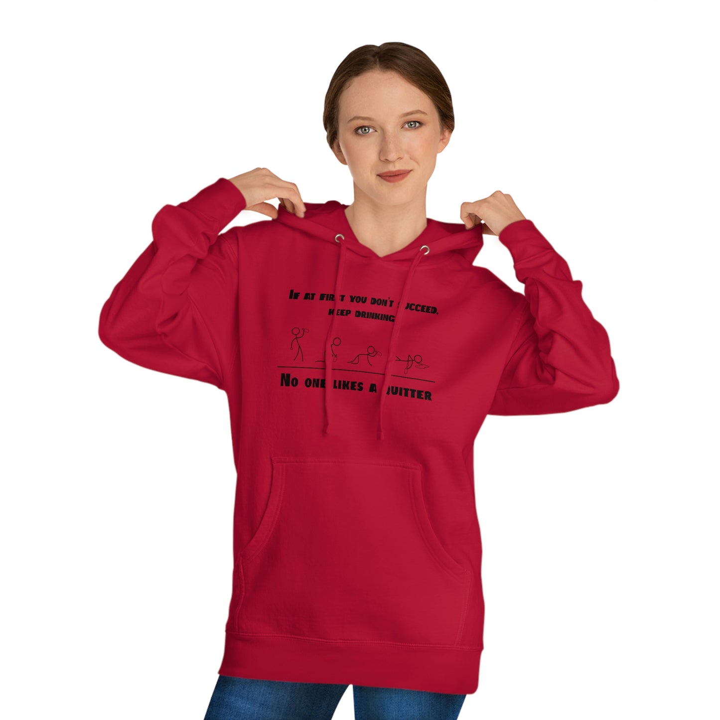 If at first you don't succeed (Unisex Hooded Sweatshirt)