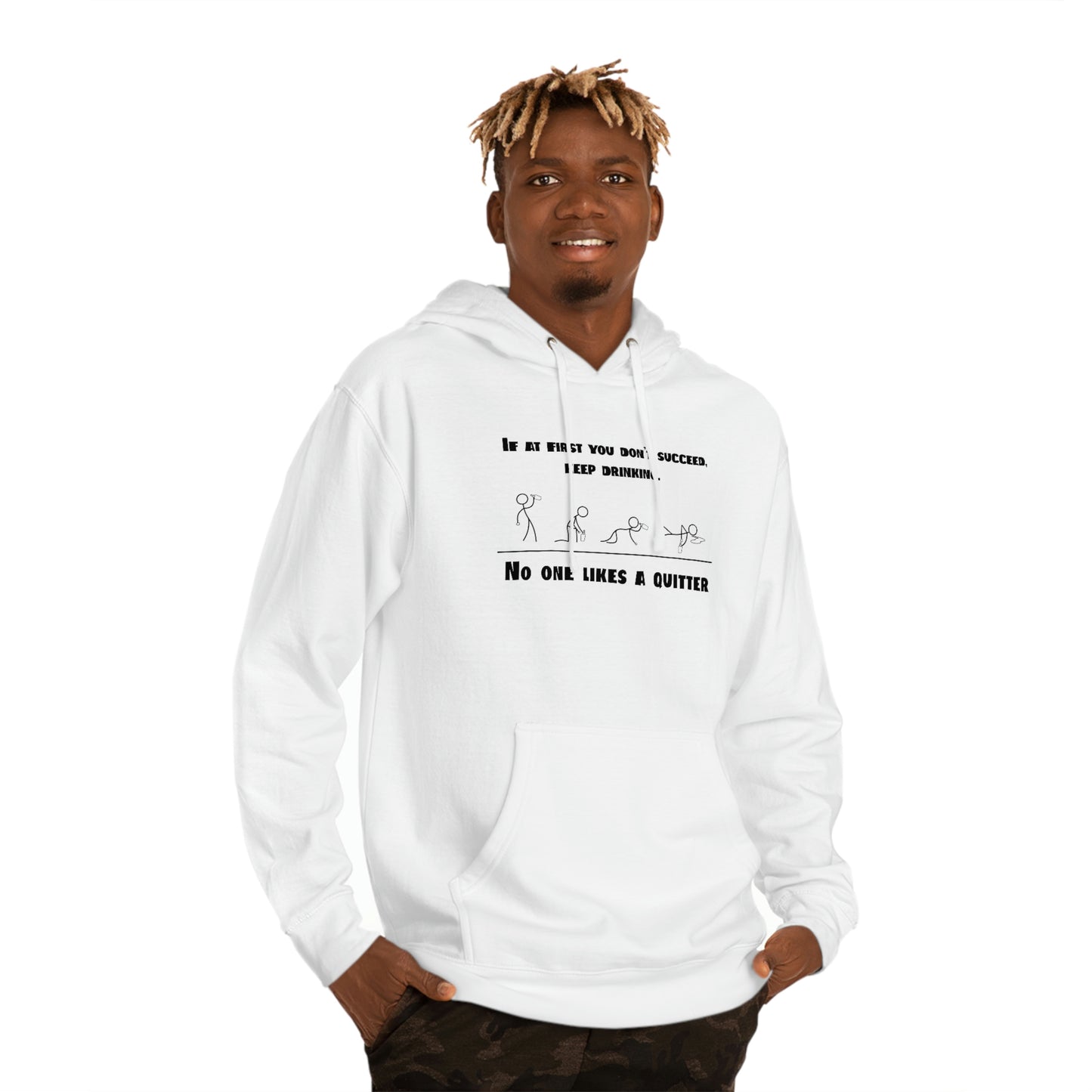 If at first you don't succeed (Unisex Hooded Sweatshirt)